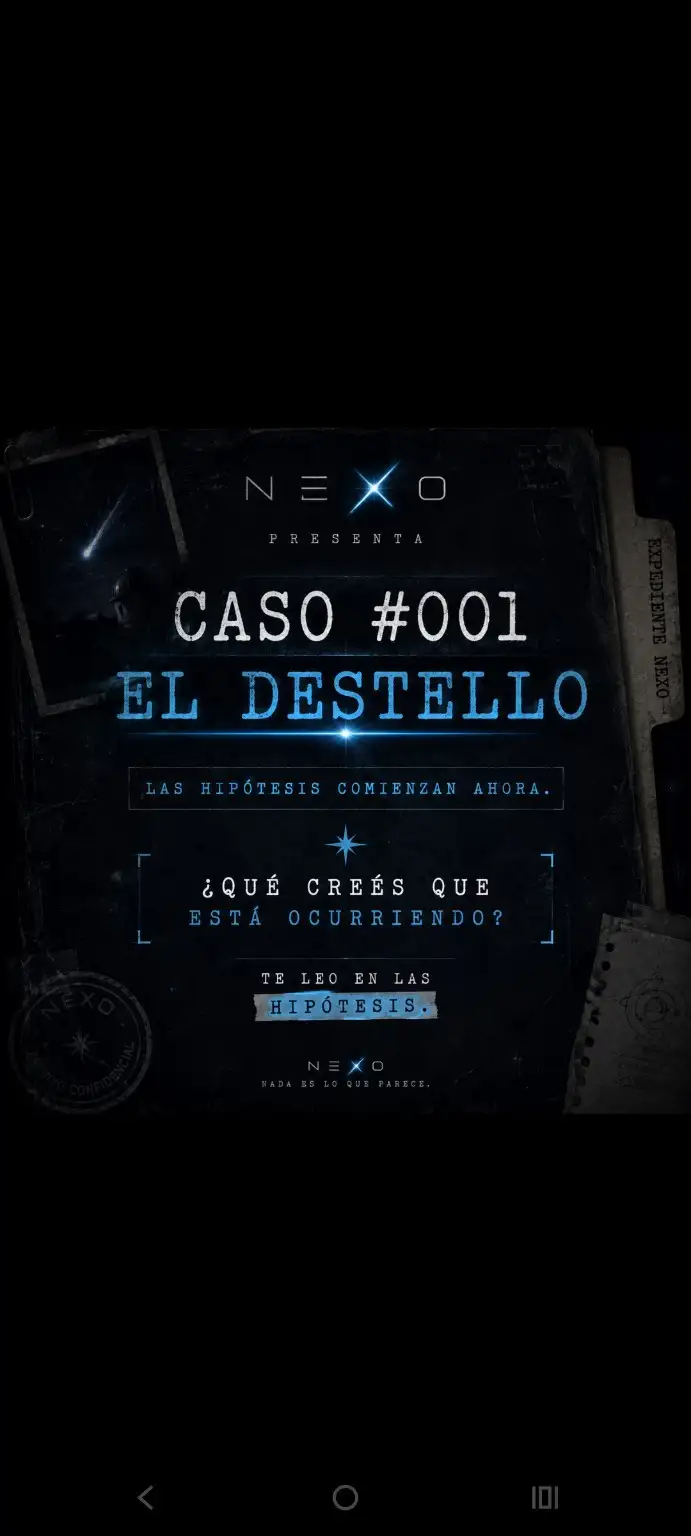 Post publicación El Destello Caso 001