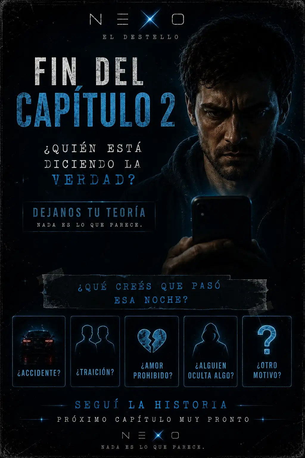 Post publicación El Destello Capítulo 2 - Quién está diciendo la verdad